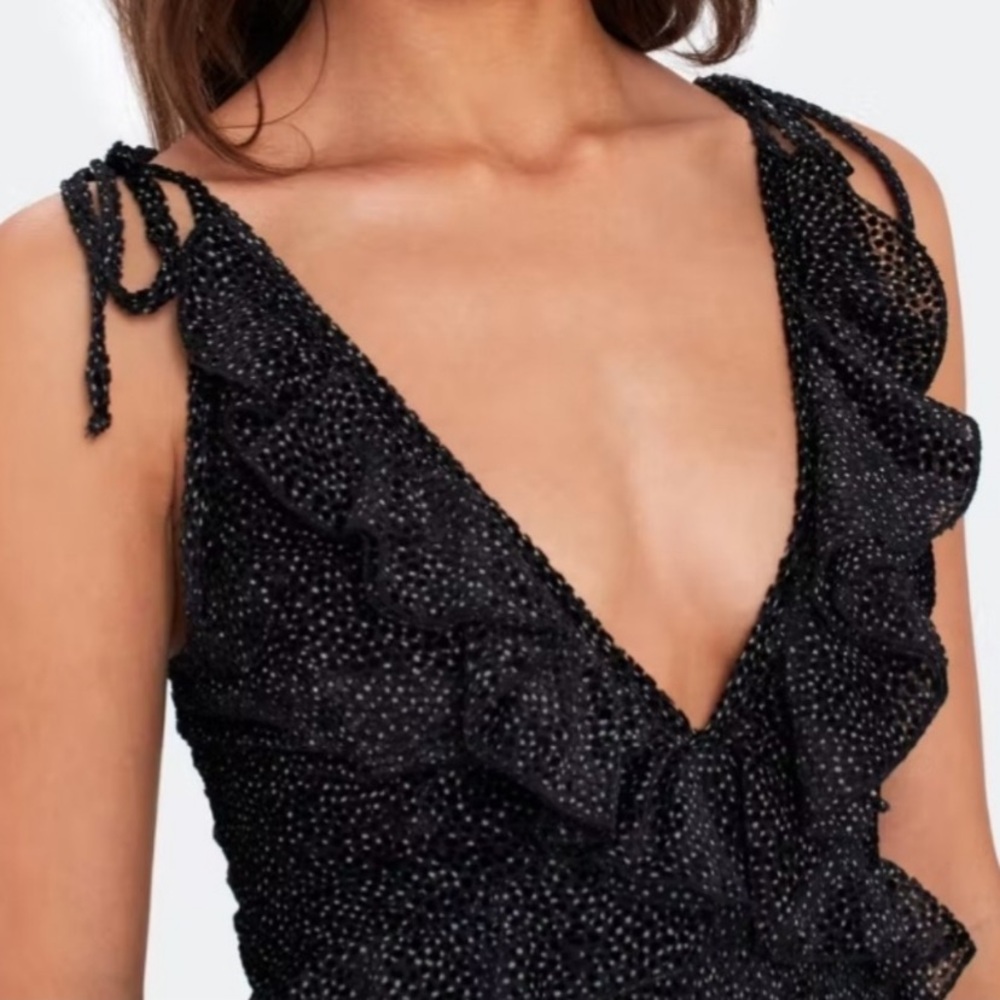 $298 NWOT revolve x ElleJay Sonja front slit maxi dress XS - Picture 5 of 11